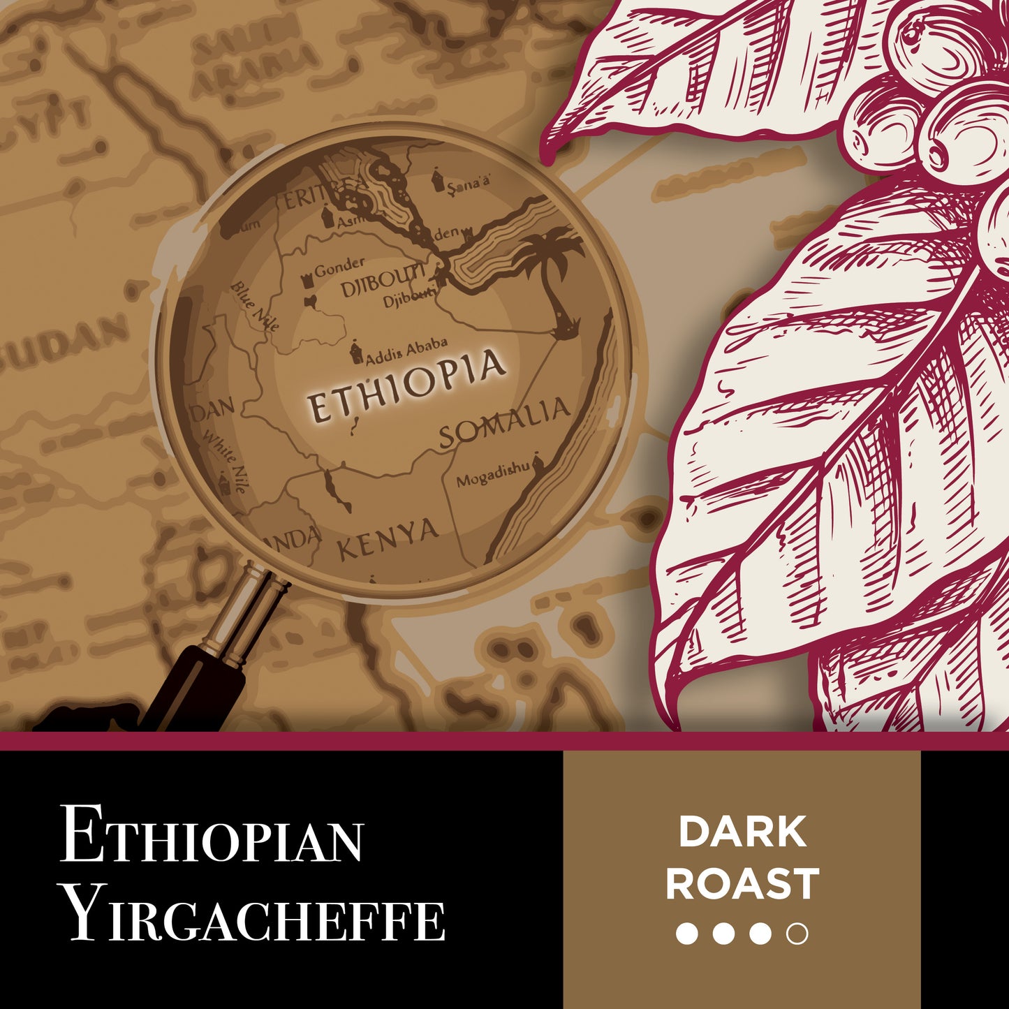 Ethiopian Yirgacheffe Dark Roast